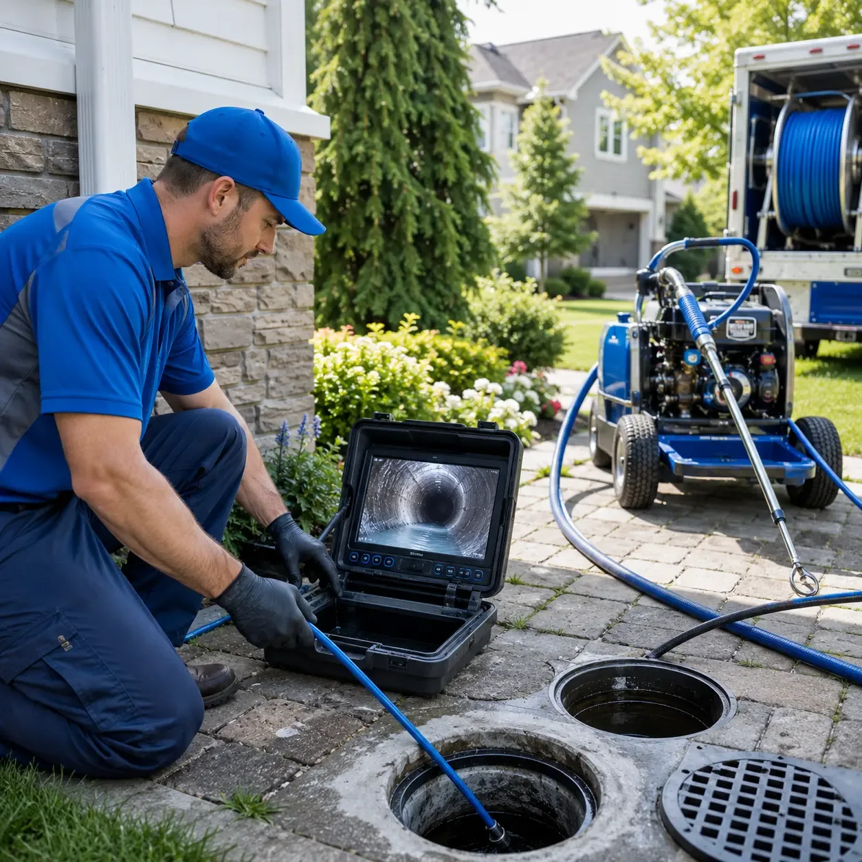 Outdoor drain cleaning professionals serving Kents Hill, ME